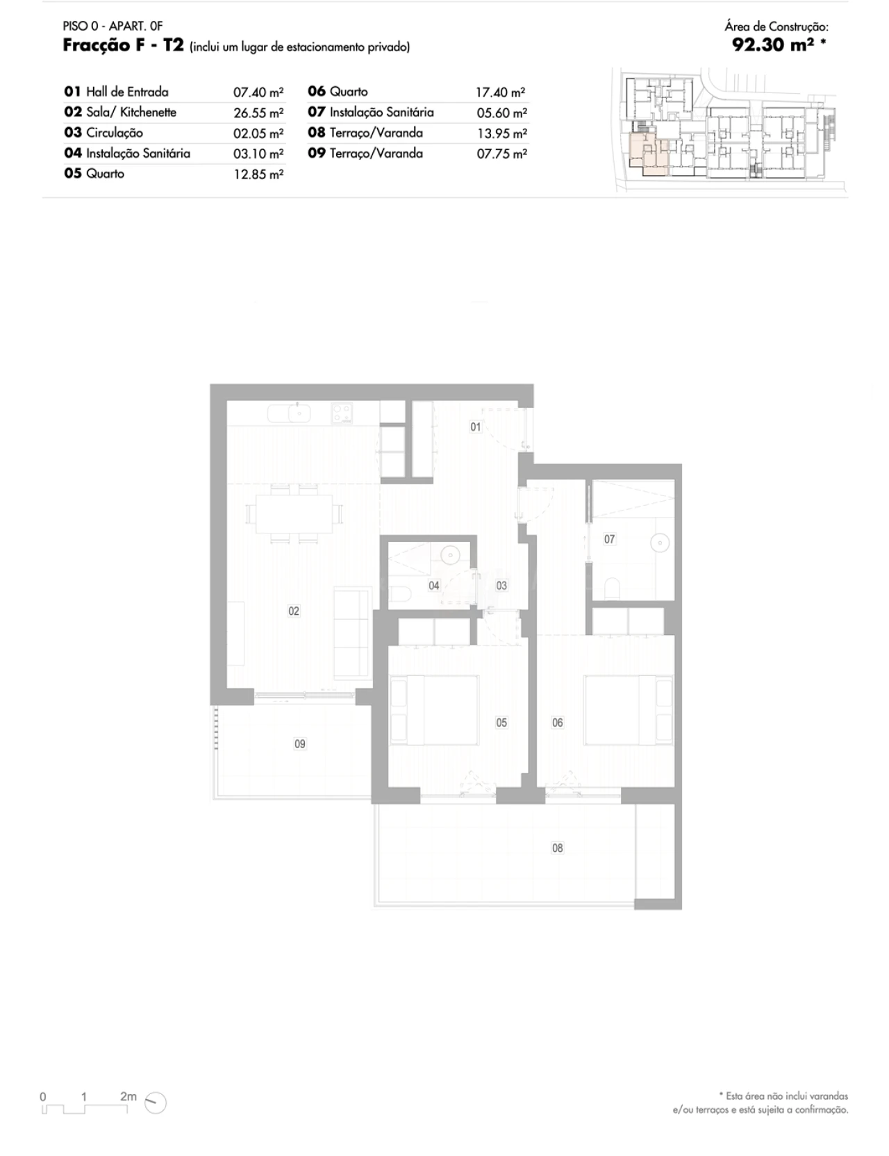 Apartamento T2 para Venda em Lagos (São Sebastião e Santa Maria) Foto 12