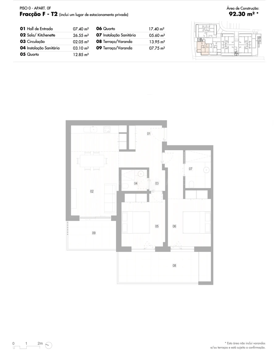 Apartamento T2 para Venda em Lagos (São Sebastião e Santa Maria) Foto 12