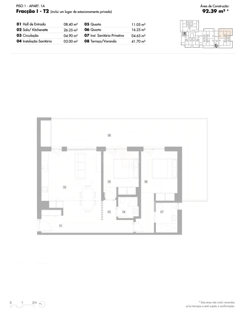 Apartamento T2 para Venda em Lagos (São Sebastião e Santa Maria)