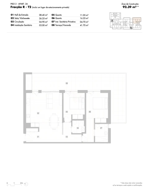 Apartamento T2 para Venda em Lagos (São Sebastião e Santa Maria)