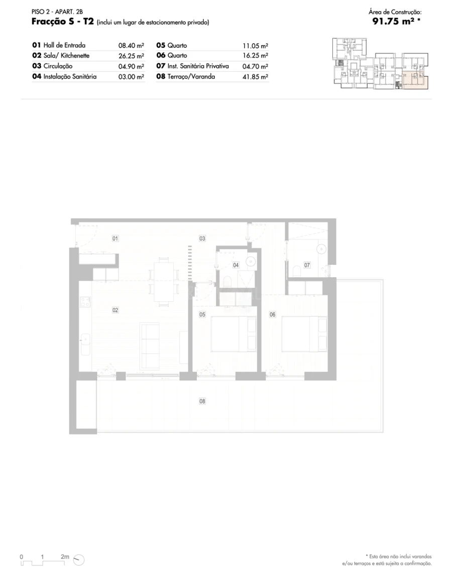 Apartamento T2 para Venda em Lagos (São Sebastião e Santa Maria) Foto 12