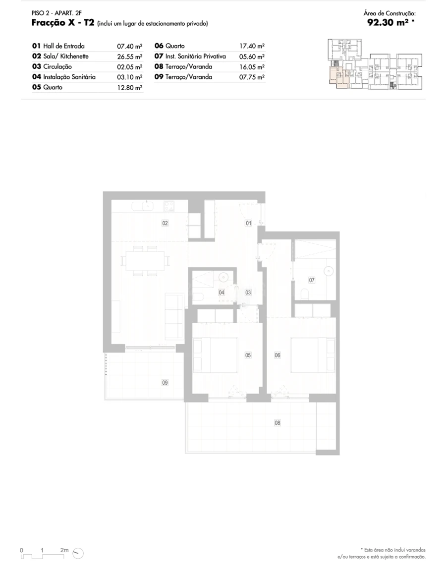 Apartamento T2 para Venda em Lagos (São Sebastião e Santa Maria) Foto 12