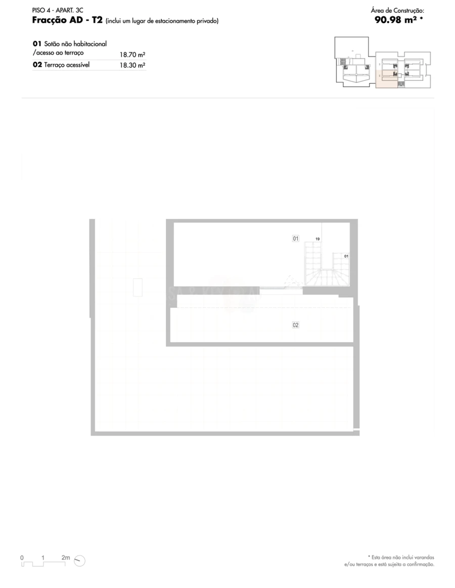 Apartamento T2 para Venda em Lagos (São Sebastião e Santa Maria) Foto 12