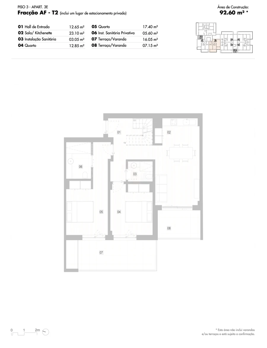 Apartamento T2 para Venda em Lagos (São Sebastião e Santa Maria) Foto 13