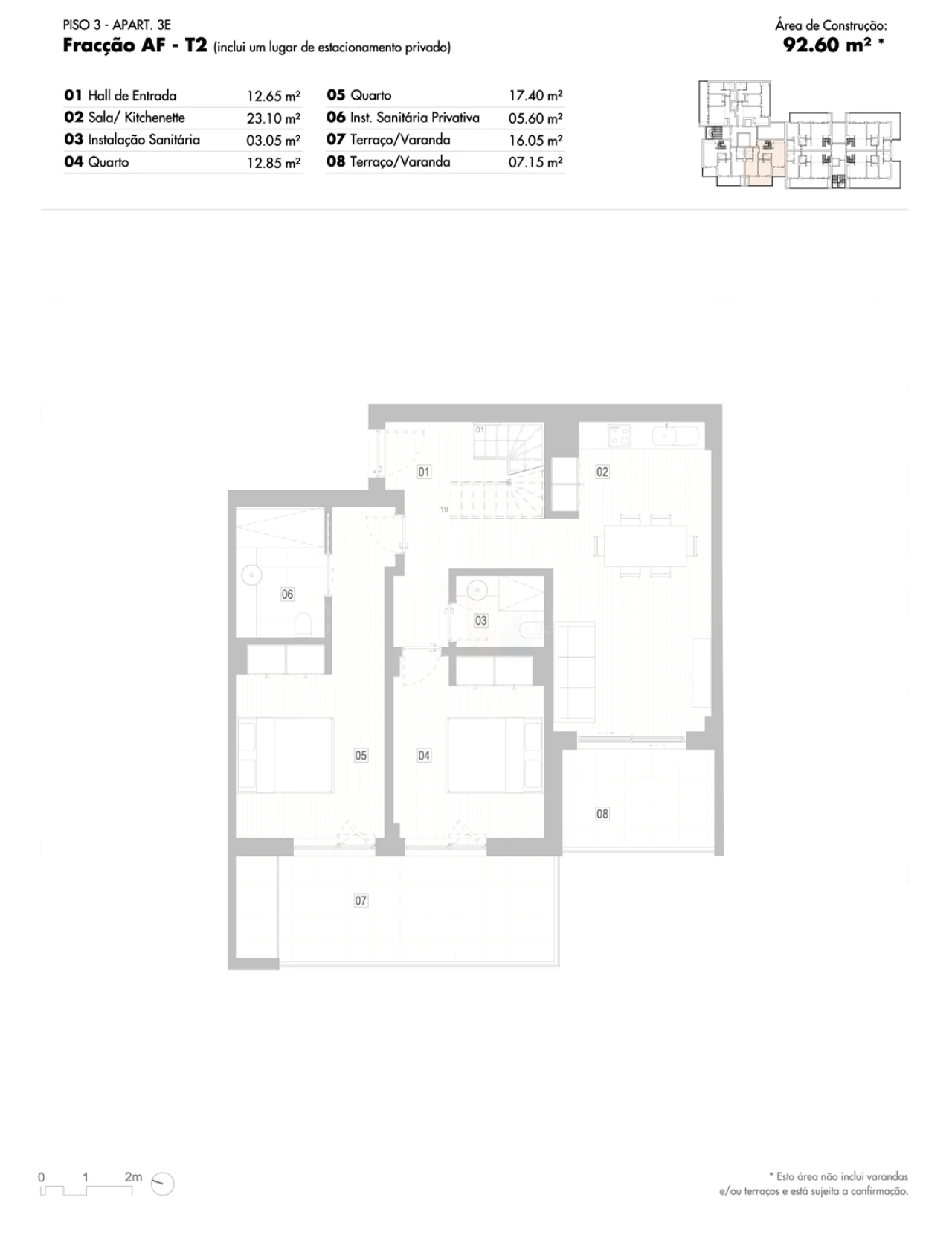 Apartamento T2 para Venda em Lagos (São Sebastião e Santa Maria) Foto 13