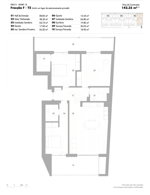 Apartamento T3 para Venda em Lagos (São Sebastião e Santa Maria)