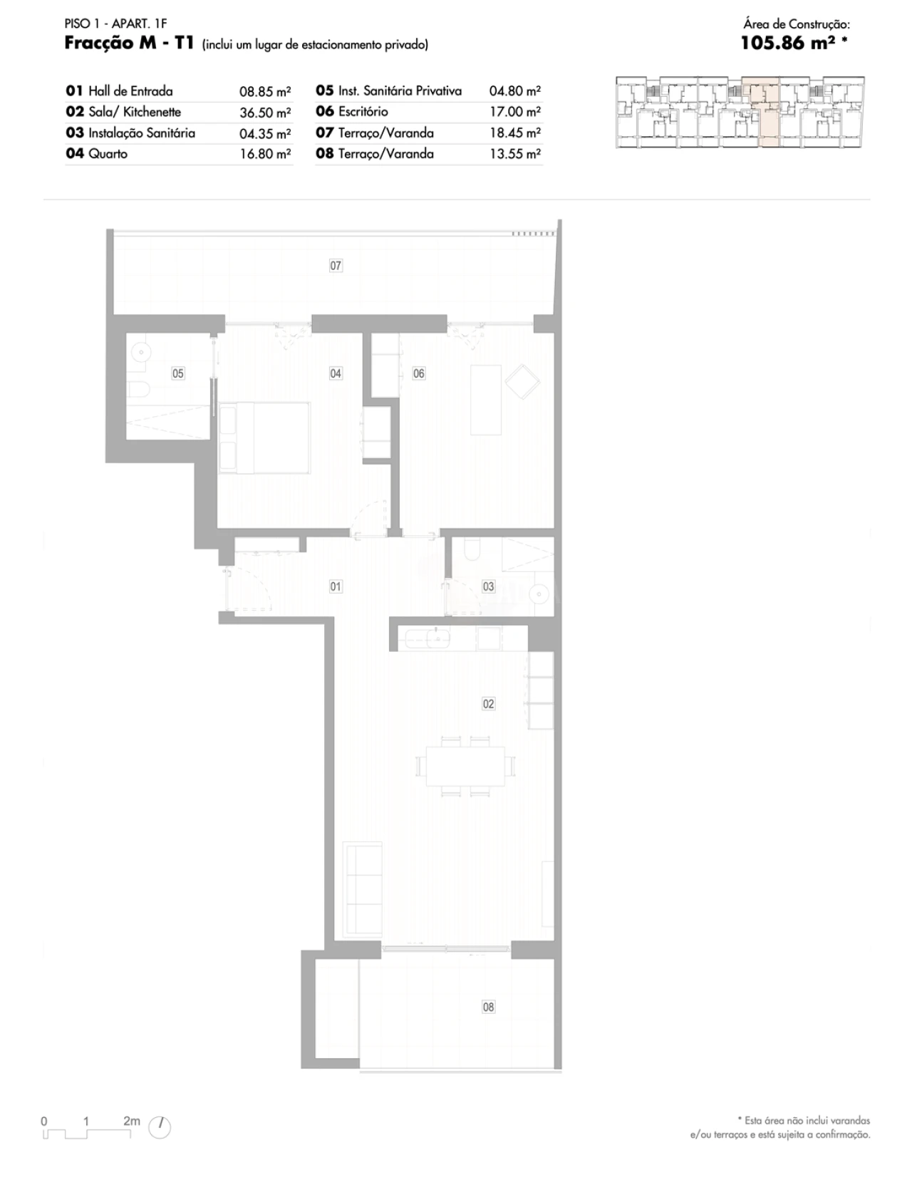 Apartamento T2 para Venda em Lagos (São Sebastião e Santa Maria) Foto 12