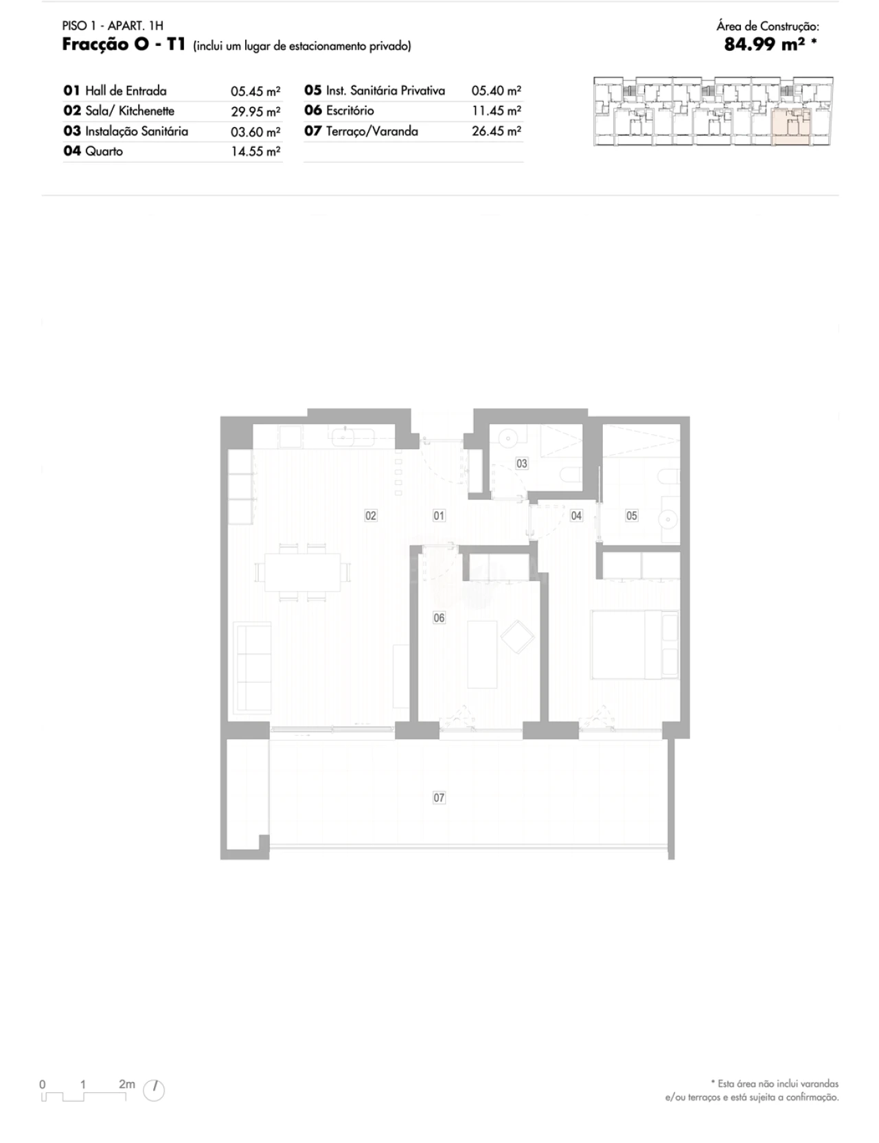 Apartamento T2 para Venda em Lagos (São Sebastião e Santa Maria) Foto 12