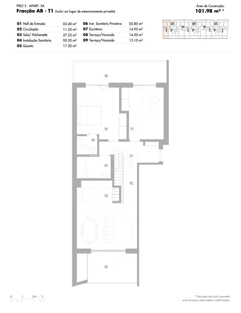 Apartamento T2 para Venda em Lagos (São Sebastião e Santa Maria)