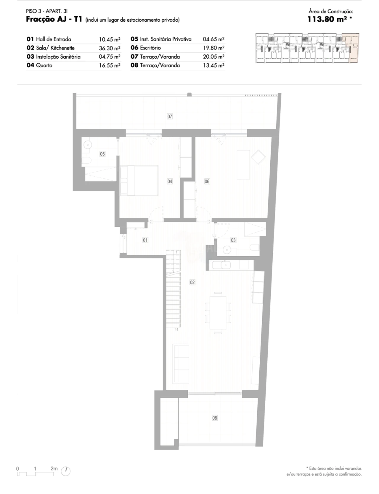 Apartamento T2 para Venda em Lagos (São Sebastião e Santa Maria) Foto 13