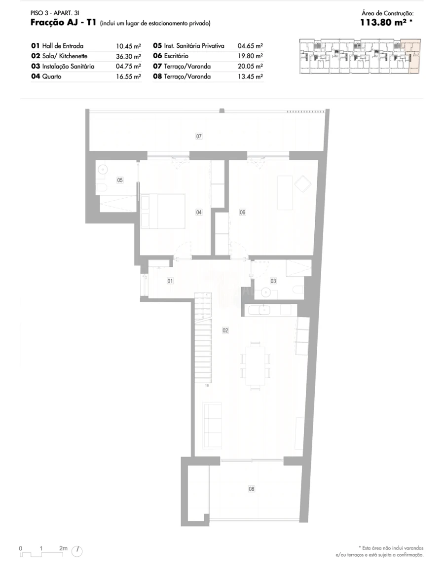 Apartamento T2 para Venda em Lagos (São Sebastião e Santa Maria) Foto 13