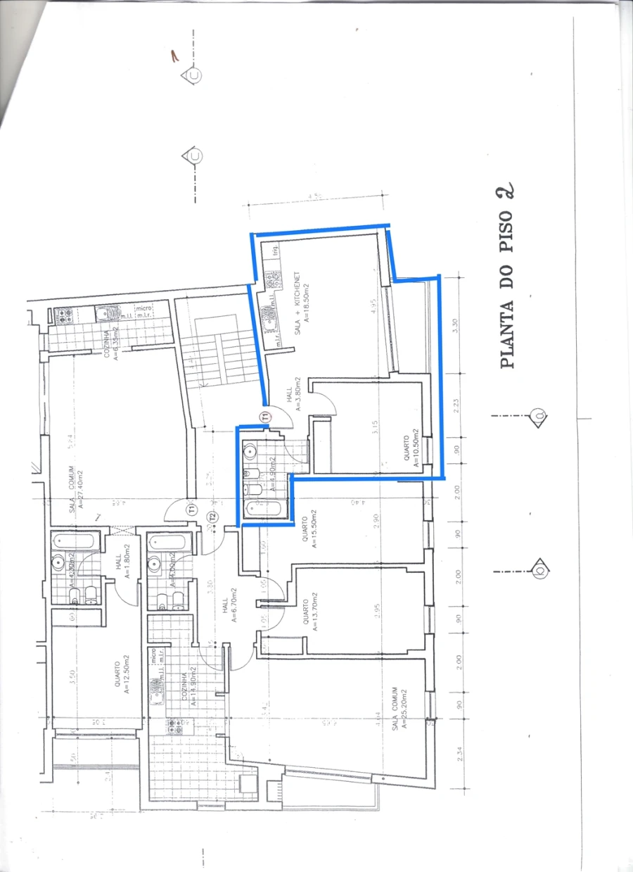Apartamento T1 para Venda em Loures Planta 1
