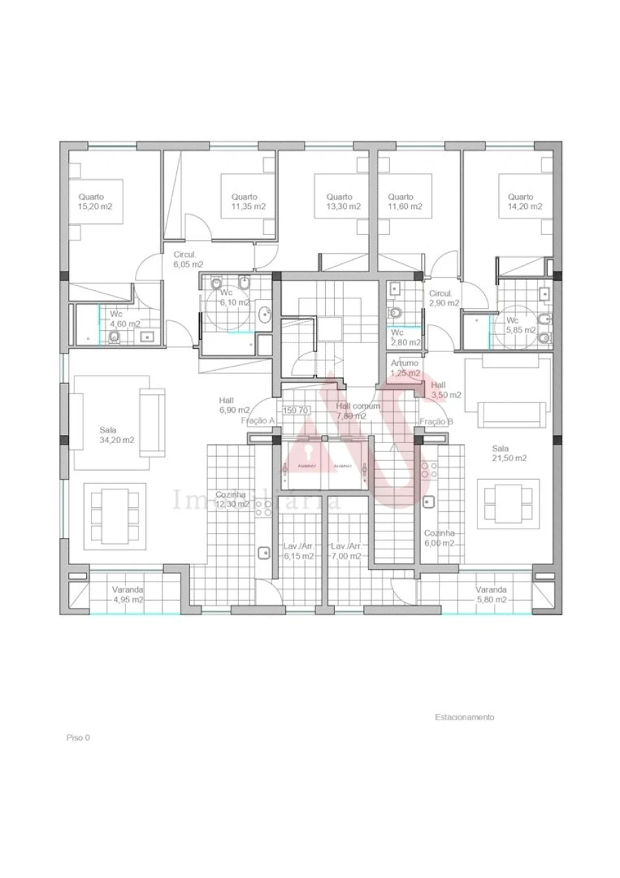 Apartamento T2 para Venda em São Vicente (Braga) Foto 38