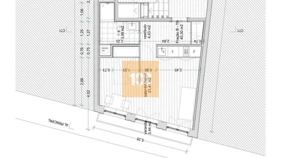 Apartamento T1 para Venda em Cedofeita, Santo Ildefonso, Sé, Miragaia, São Nicolau e Vitória Foto 20