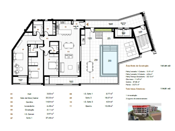 Apartamento T3 para Venda em Estreito de Camara de Lobos Foto 23