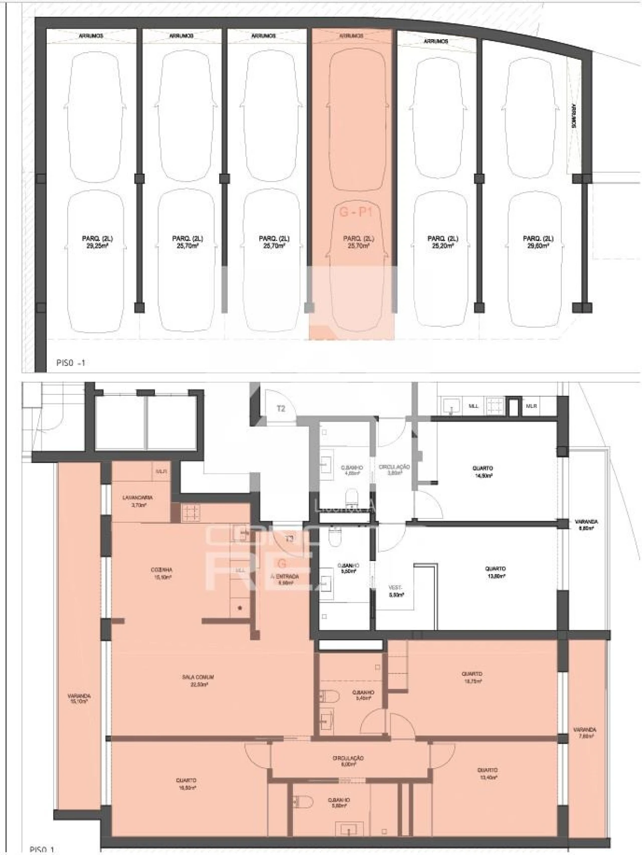 Apartamento T3 para Venda em Lordelo Foto 3