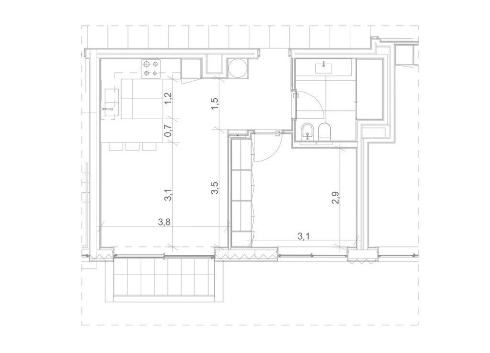 Apartamento T1 para Arrendamento em Matosinhos e Leça da Palmeira Foto 25