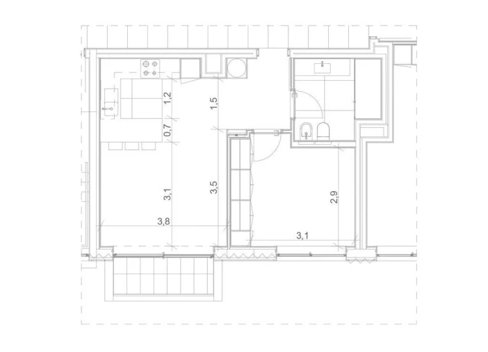 Apartamento T1 para Arrendamento em Matosinhos e Leça da Palmeira Foto 26