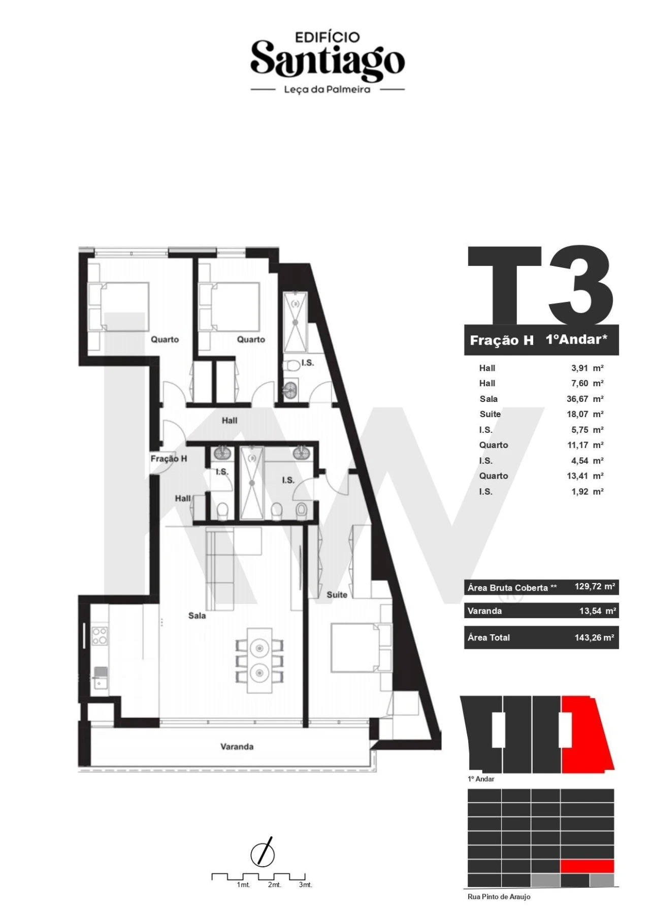 Apartamento T3 para Venda em Matosinhos e Leça da Palmeira Foto 20