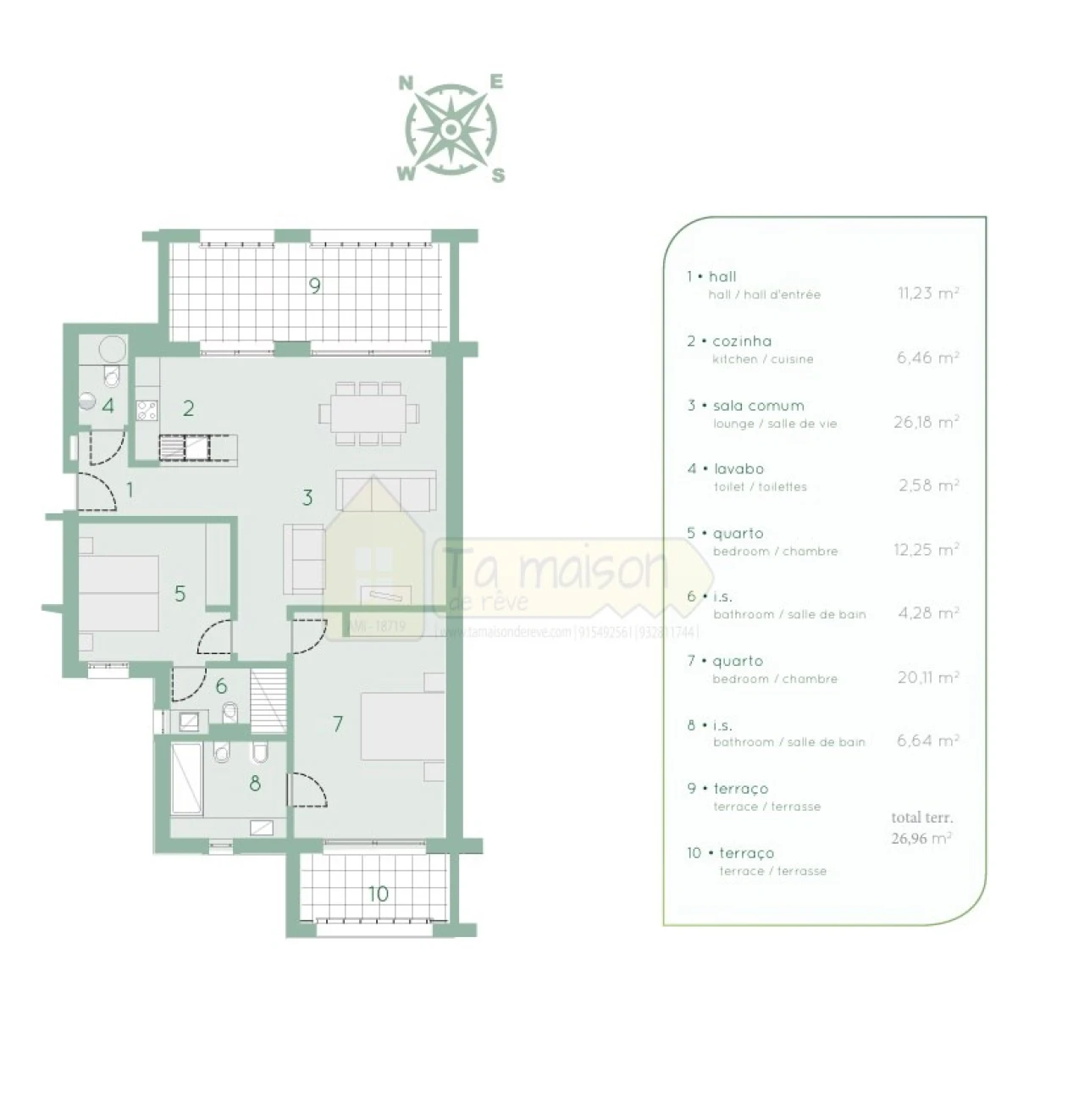Apartamento T2 para Venda em Quarteira Foto 35