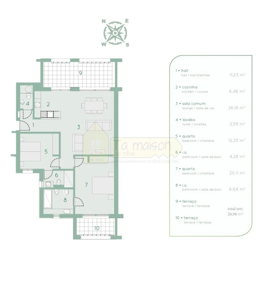 Apartamento T2 para Venda em Quarteira Foto 35