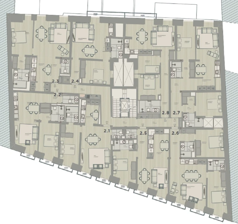 Apartamento T2 para Venda em Estrela Planta 2