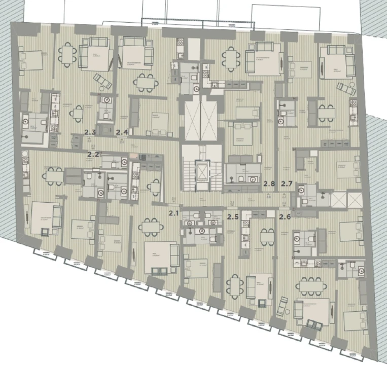Apartamento T2 para Venda em Estrela Planta 2