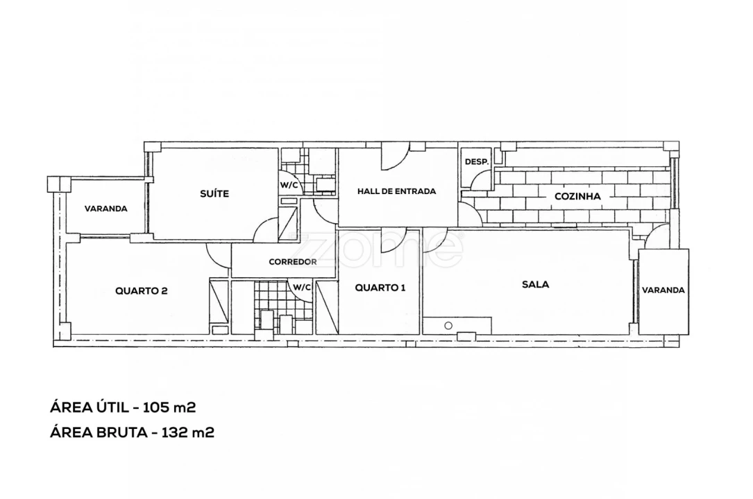 Apartamento T3 para Arrendamento em São Vitor (Braga) Foto 34