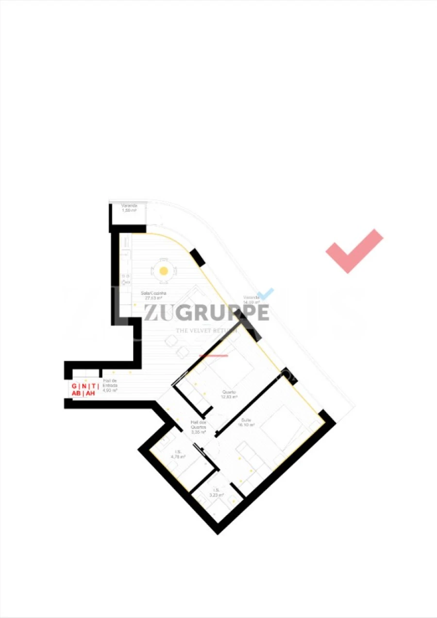 Apartamento T2 para Venda em Glória e Vera Cruz Foto 24