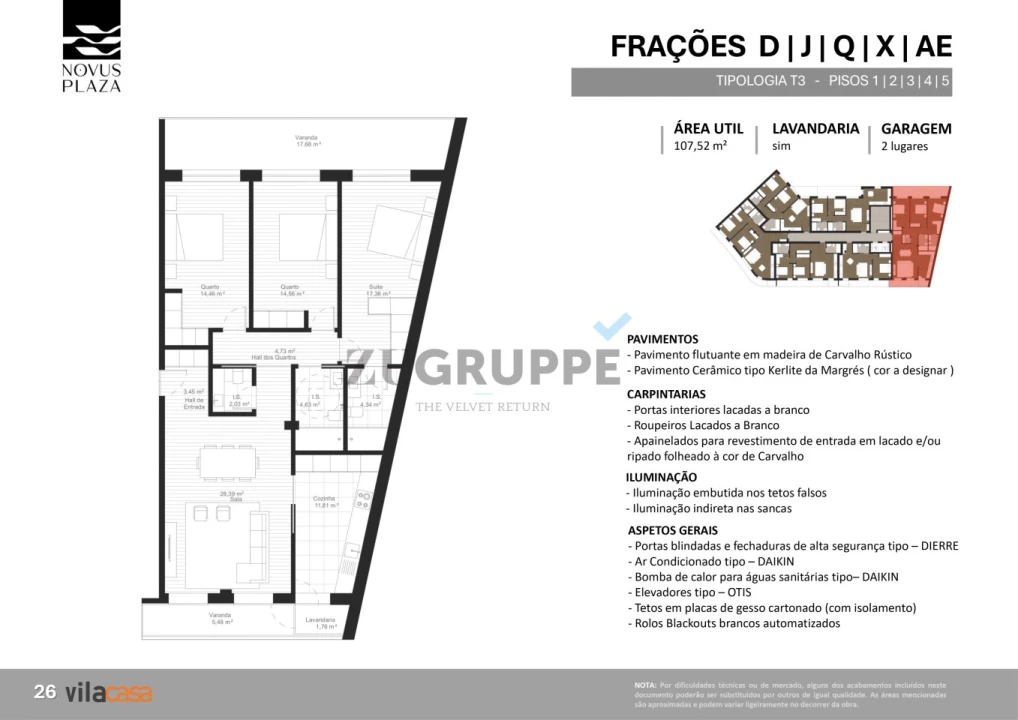 Apartamento T3 para Venda em Glória e Vera Cruz Foto 10