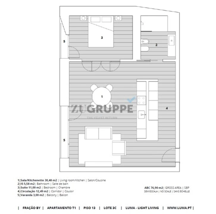 Apartamento T2 para Venda em Santa Clara Foto 10