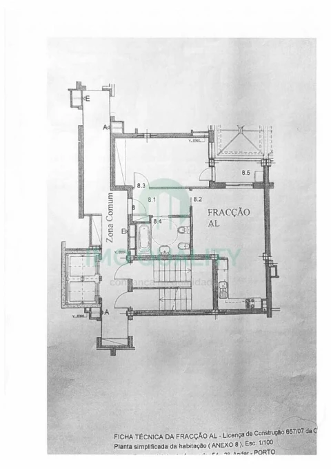 Apartamento T1 para Arrendamento em Paranhos
