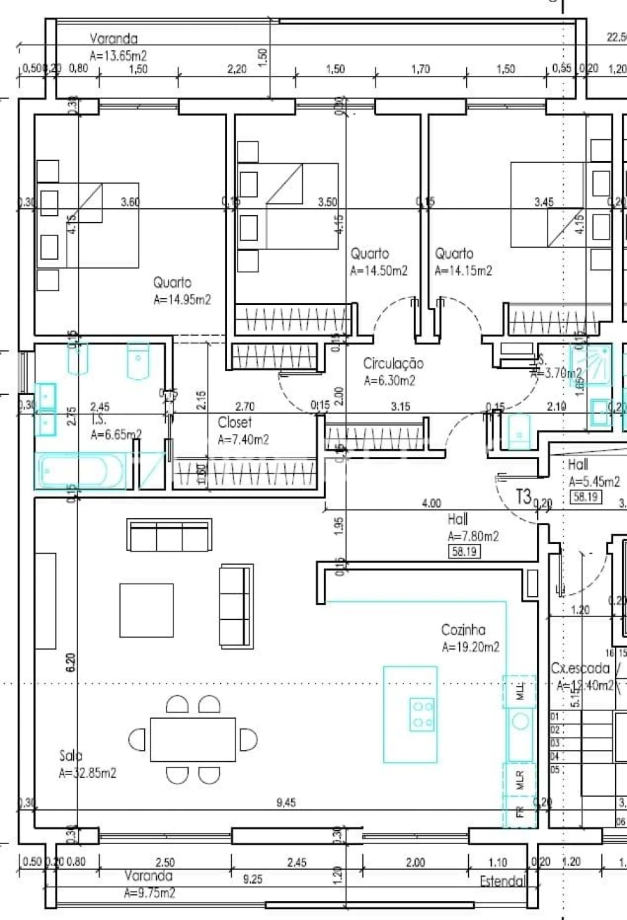 Apartamento T3 para Venda em Pinhal Novo Foto 37