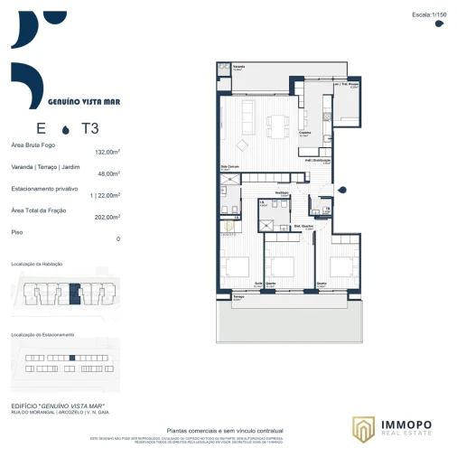 Apartamento T3 para Venda em Arcozelo Foto 11