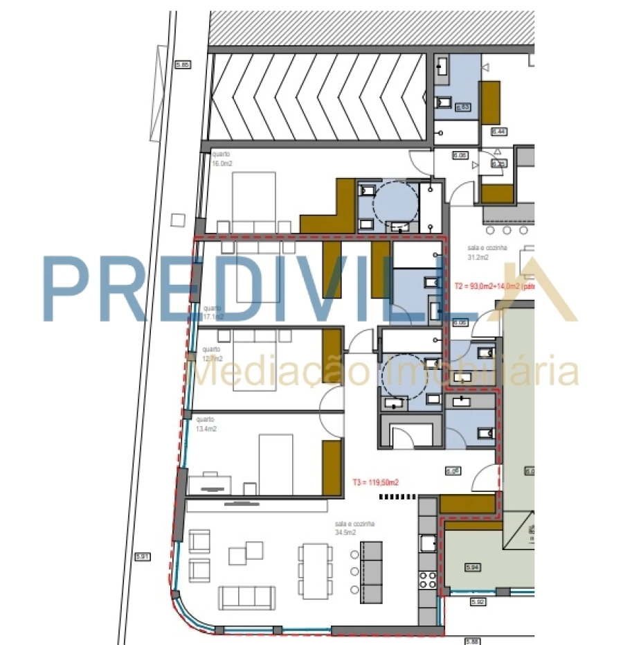 Apartamento T3 para Venda em Póvoa de Varzim, Beiriz e Argivai Foto 21