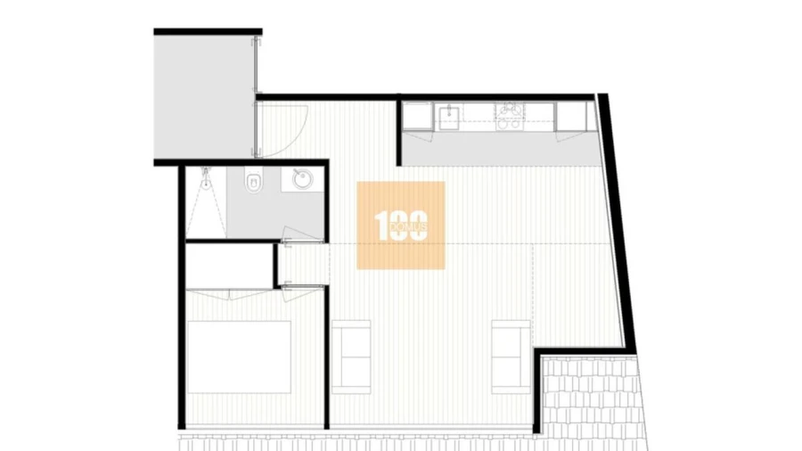 Apartamento T1 para Arrendamento em Matosinhos e Leça da Palmeira Foto 16