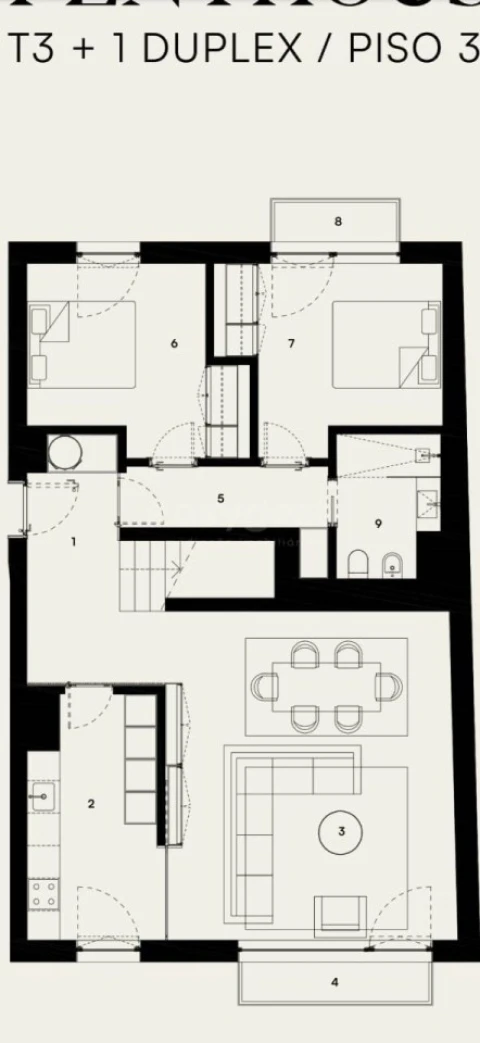 Apartamento T3 para Venda em Alcantara