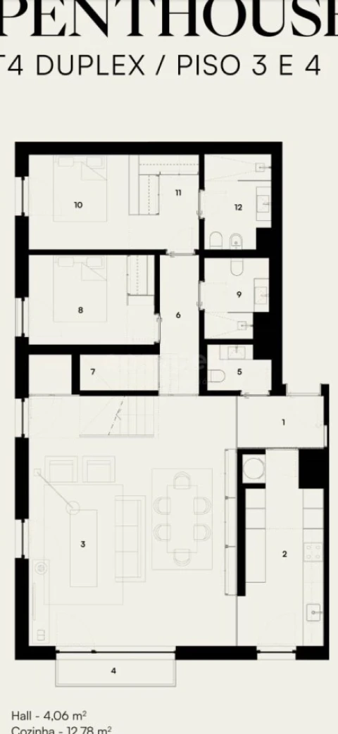Apartamento T4 para Venda em Alcantara