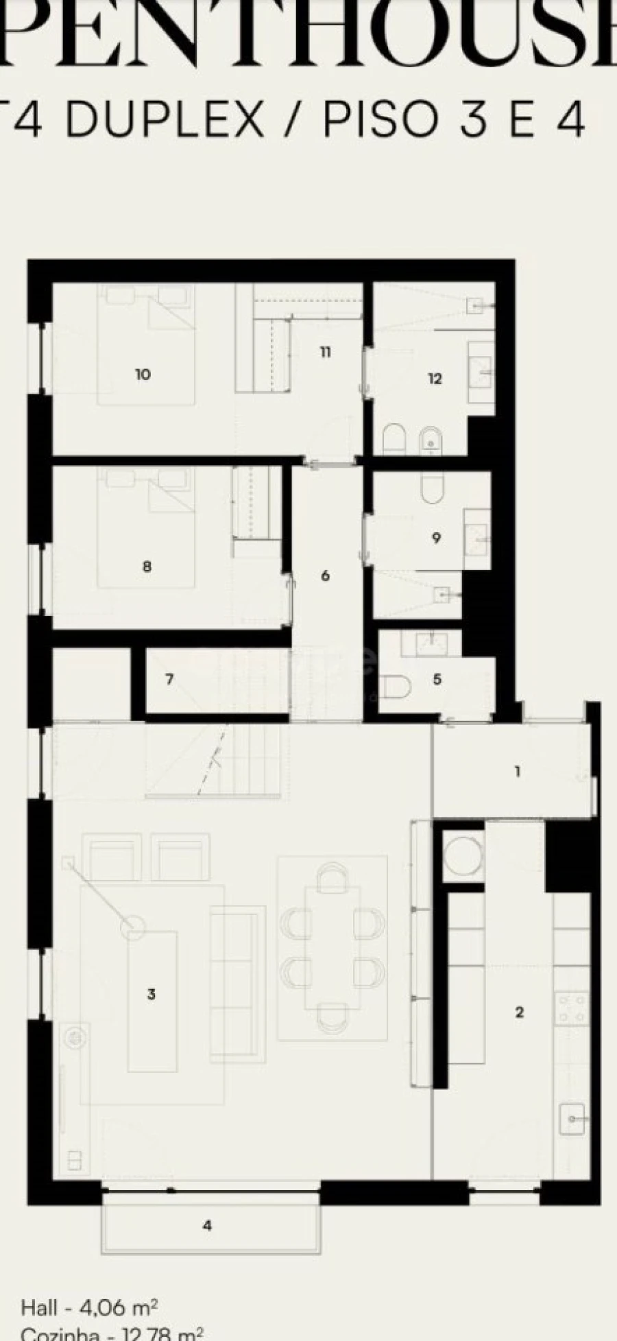 Apartamento T4 para Venda em Alcantara Foto 8