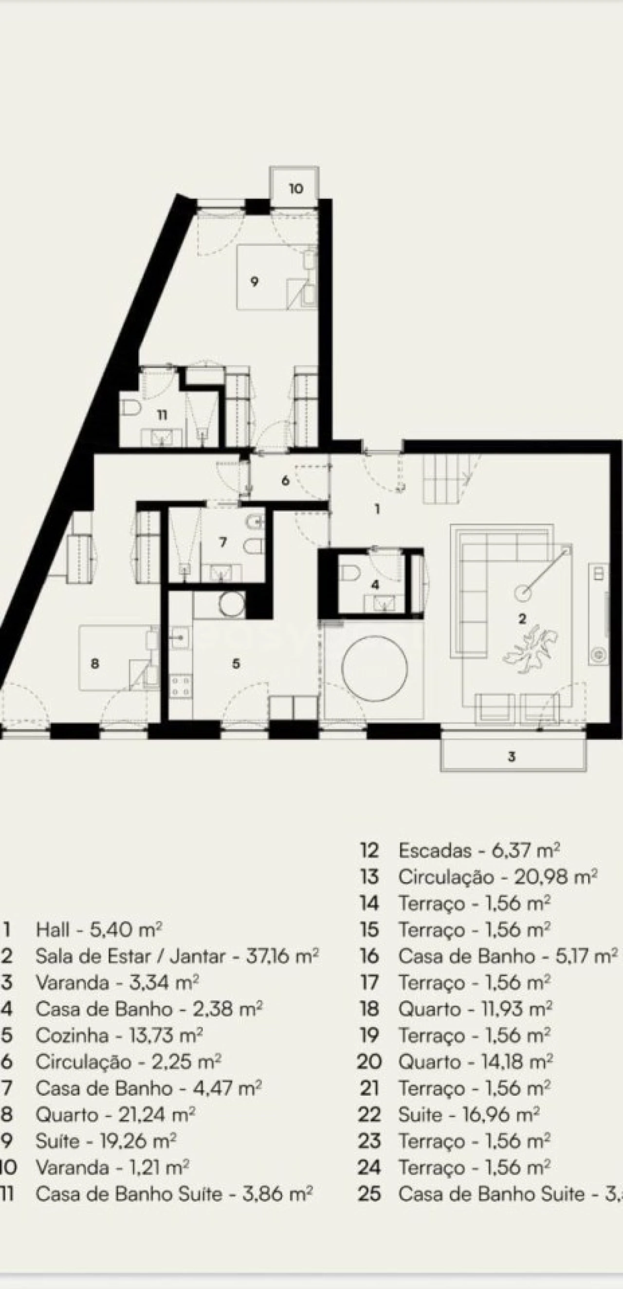 Apartamento T4 para Venda em Alcantara Foto 6