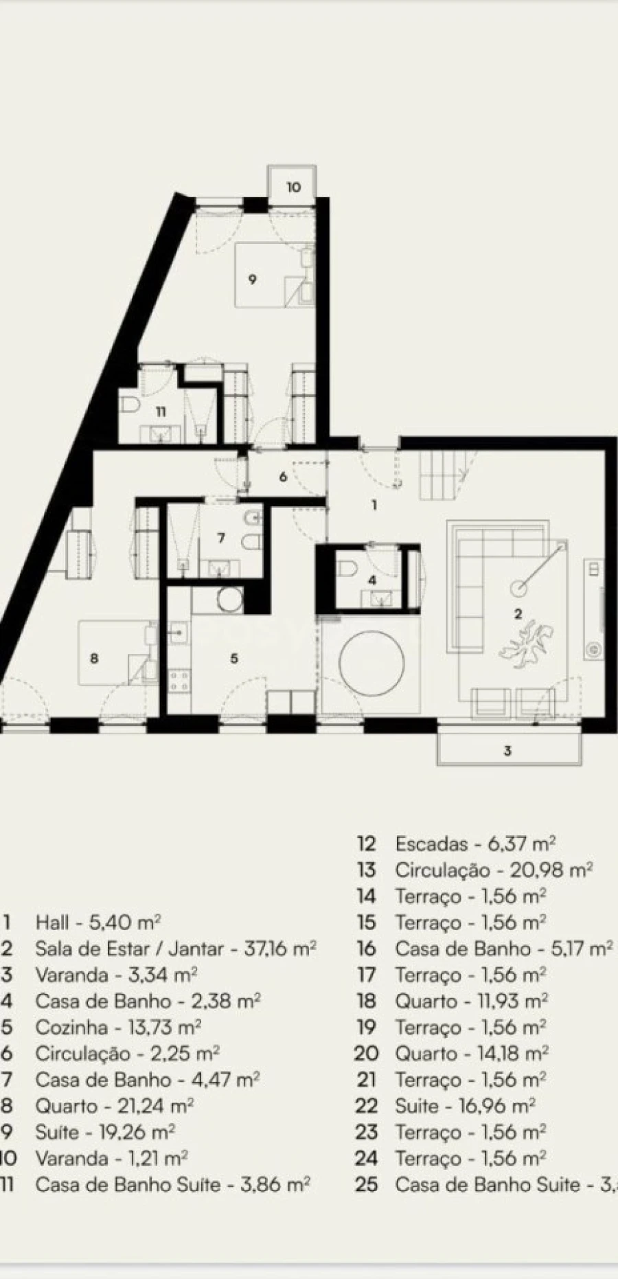 Apartamento T4 para Venda em Alcantara Foto 6