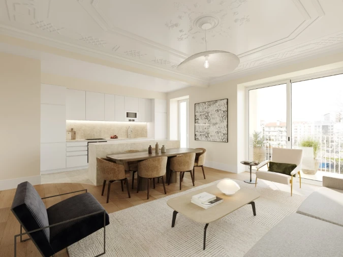 Apartamento T2 para Venda em Avenidas Novas Foto 3