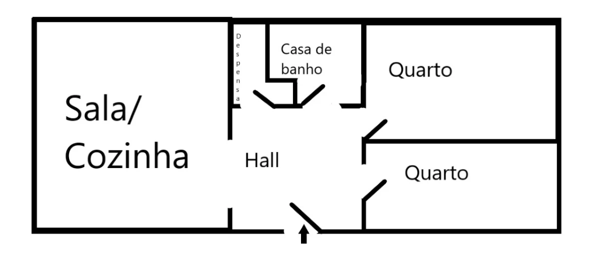Apartamento T2 para Venda em Oeiras e São Julião da Barra, Paço de Arcos e Caxias Planta 1