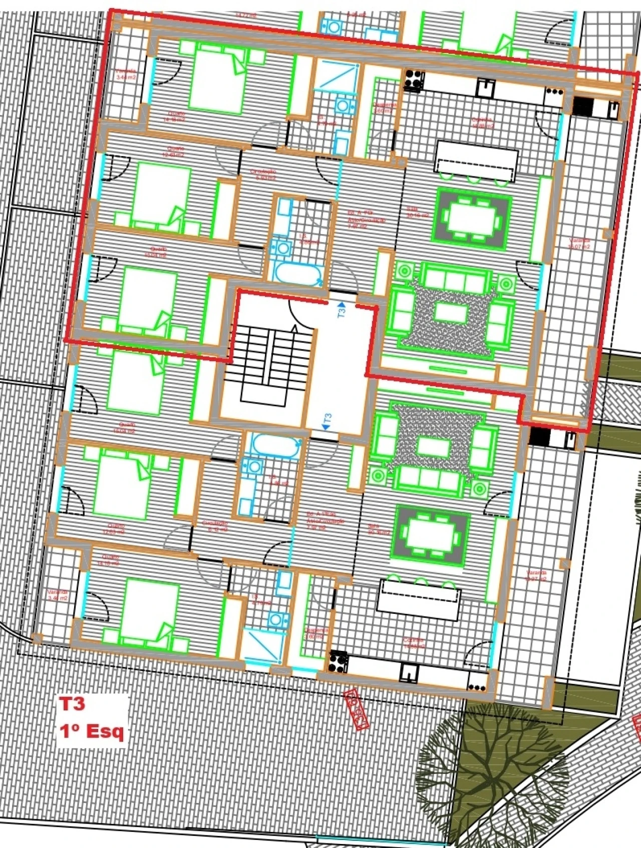 Apartamento T3 para Venda em Poiares (Santo Andre) Foto 26