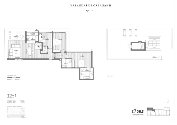 Apartamento T3 para Venda em Conceição e Cabanas de Tavira Planta 1