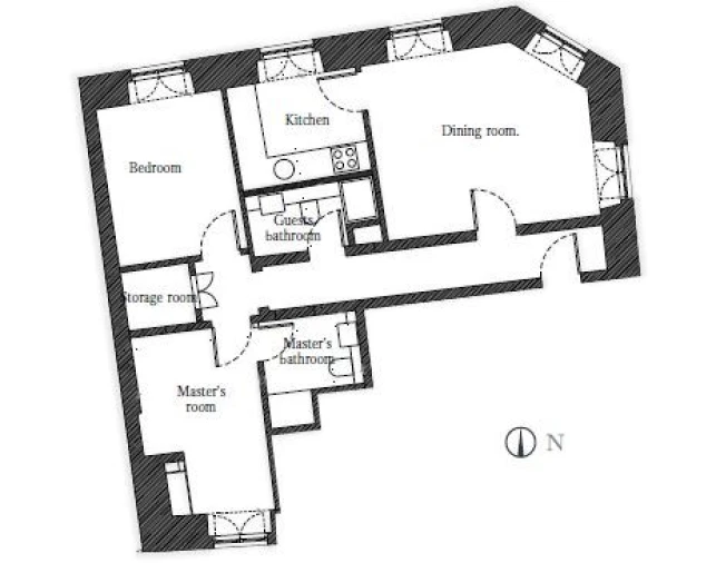 Apartamento T2 para Venda em Misericórdia Foto 24