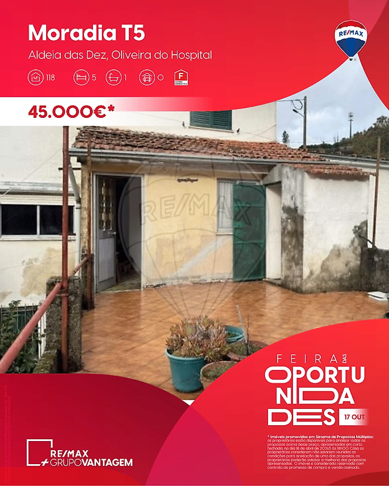 Moradia T5 para Venda em Aldeia das Dez Foto 1