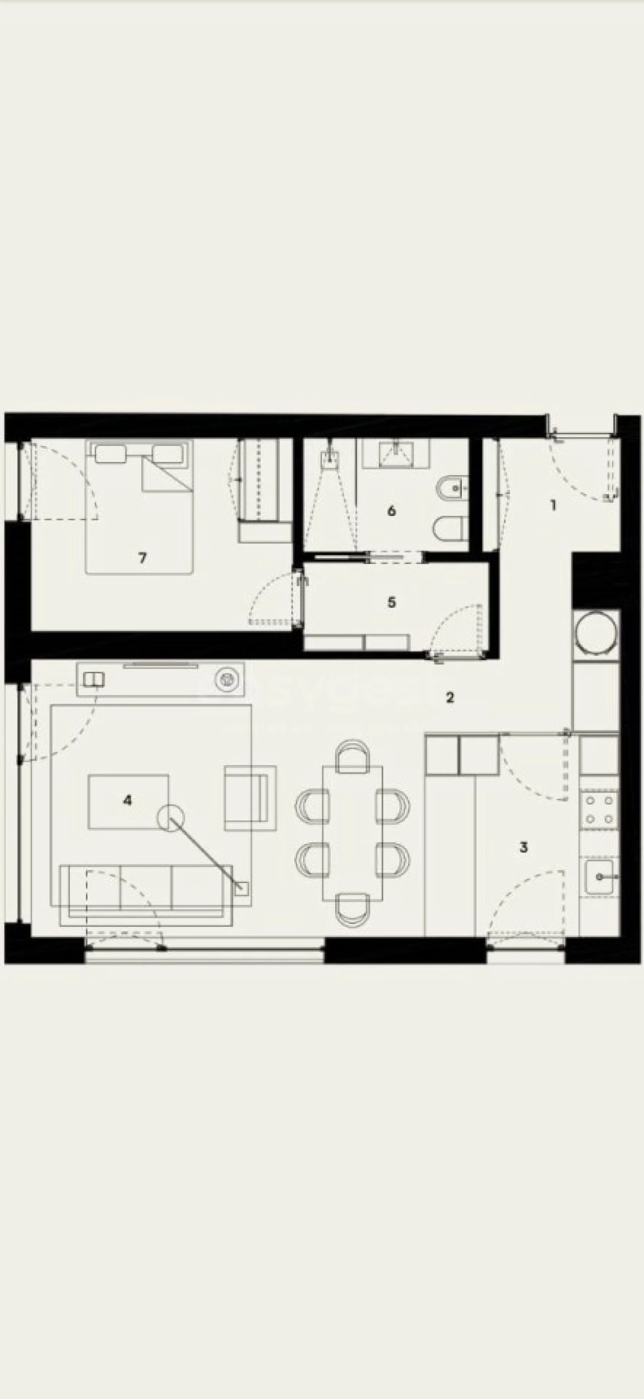 Apartamento T1 para Venda em Alcantara Foto 4