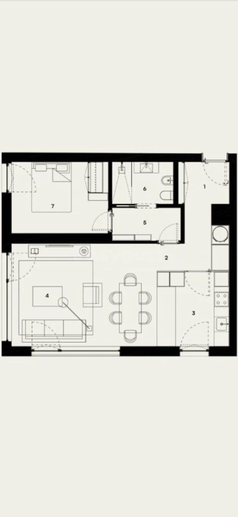 Apartamento T1 para Venda em Alcantara