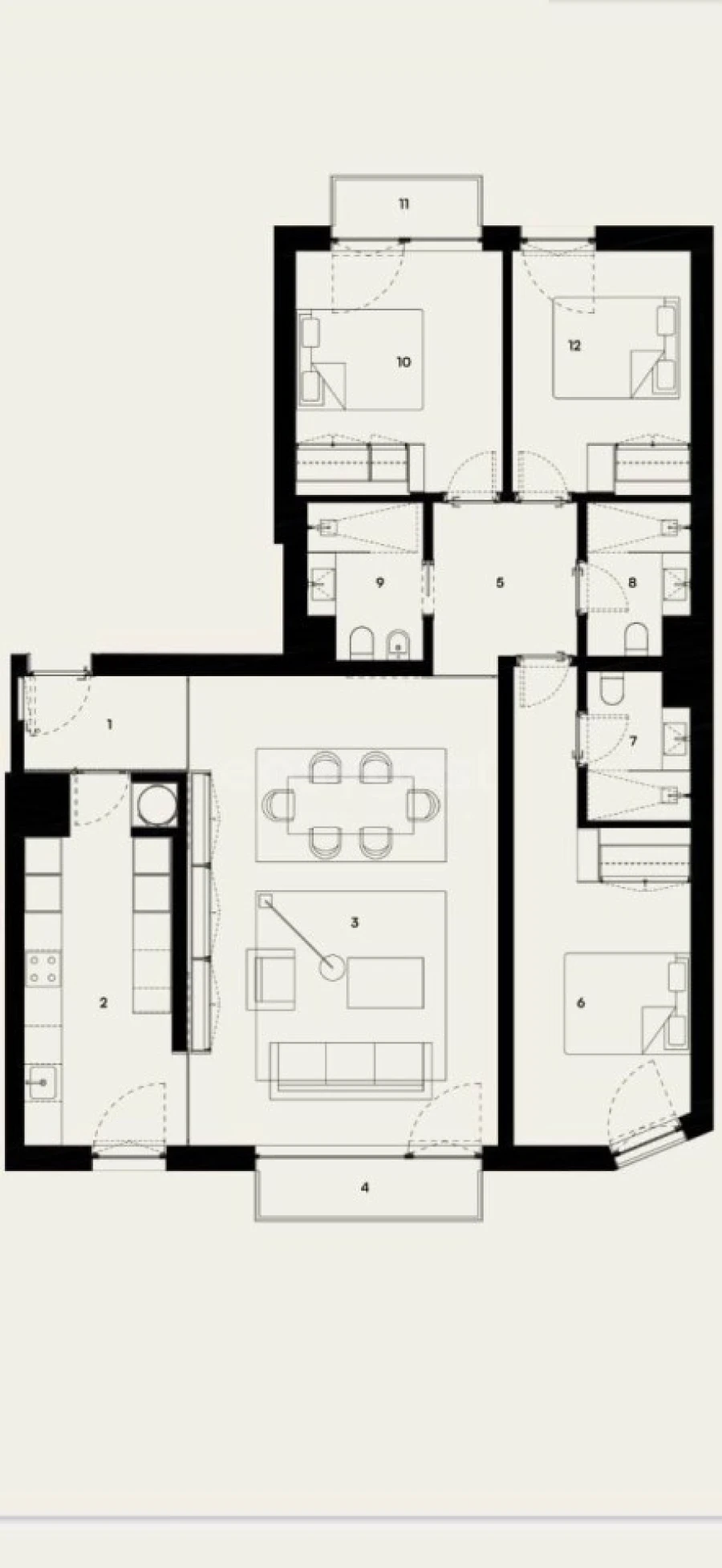 Apartamento T3 para Venda em Alcantara Foto 6